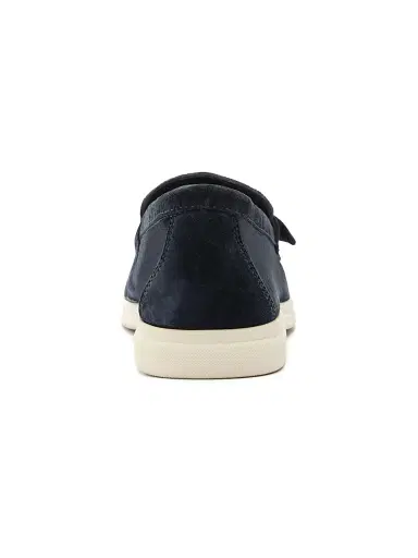 Alexandre Birman Women's Clarita Suede Bow Loafers - Twilight Blue | Thumbnail 8 Alexandre Birman Women's Clarita Suede Bow Loafers - Twilight Blue | Thumbnail 8