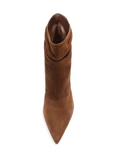 Alexandre Birman Women's Tati 85MM Suede Slouchy Boots - Rich Brown | Thumbnail 9 Alexandre Birman Women's Tati 85MM Suede Slouchy Boots - Rich Brown | Thumbnail 9