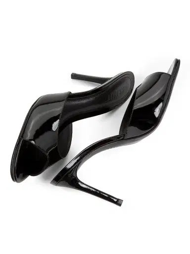 Schutz Women's Cloe 100MM Patent Leather Sandals - Black - Size 9.5 | Thumbnail 6 Schutz Women's Cloe 100MM Patent Leather Sandals - Black - Size 9.5 | Thumbnail 6