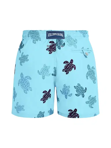 Vilebrequin Men's Turtle Rounds Swim Trunks - Santorin | Thumbnail 3 Vilebrequin Men's Turtle Rounds Swim Trunks - Santorin | Thumbnail 3