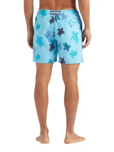 Vilebrequin Men's Turtle Rounds Swim Trunks - Santorin | Thumbnail 5 Vilebrequin Men's Turtle Rounds Swim Trunks - Santorin | Thumbnail 5