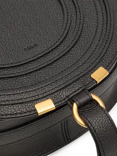 Chloé Women's Marcie Leather Saddle Bag - Black | Thumbnail 6 Chloé Women's Marcie Leather Saddle Bag - Black | Thumbnail 6