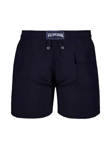 Vilebrequin Men's Unis Swim Trunks - Navy | Thumbnail 2 Vilebrequin Men's Unis Swim Trunks - Navy | Thumbnail 2