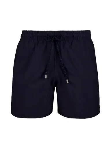 Vilebrequin Men's Unis Swim Trunks - Navy | Thumbnail 1 Vilebrequin Men's Unis Swim Trunks - Navy | Thumbnail 1