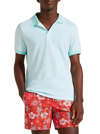 Vilebrequin Men's Cotton Polo Shirt | Thumbnail 4 Vilebrequin Men's Cotton Polo Shirt | Thumbnail 4