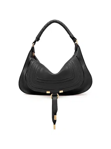 Chloé Women's Marcie Smooth Leather Shoulder Bag - Black | Thumbnail 2 Chloé Women's Marcie Smooth Leather Shoulder Bag - Black | Thumbnail 2