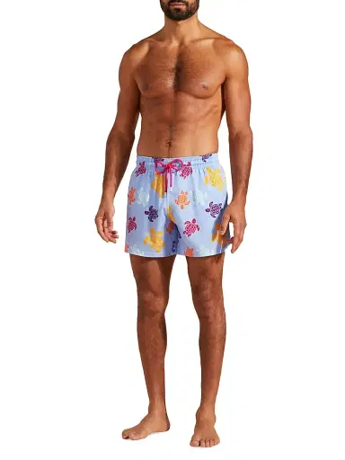Vilebrequin Men's Multicolor Tortoise Swim Trunks | Thumbnail 2 Vilebrequin Men's Multicolor Tortoise Swim Trunks | Thumbnail 2