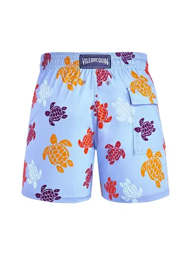 Vilebrequin Men's Multicolor Tortoise Swim Trunks | Thumbnail 3 Vilebrequin Men's Multicolor Tortoise Swim Trunks | Thumbnail 3