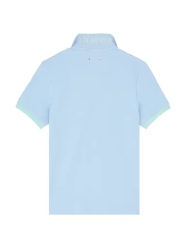 Vilebrequin Men's Cotton Polo Shirt - Light Blue | Thumbnail 3 Vilebrequin Men's Cotton Polo Shirt - Light Blue | Thumbnail 3
