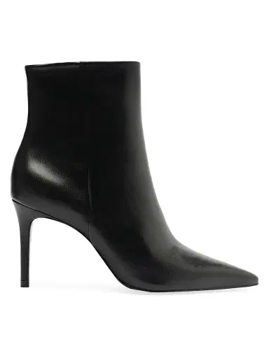 Schutz Women's Mikki 85MM Leather Stiletto Booties - Black - Size 11 | Thumbnail 1 Schutz Women's Mikki 85MM Leather Stiletto Booties - Black - Size 11 | Thumbnail 1