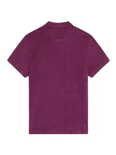 Vilebrequin Men's Terry Cloth Polo Shirt - Aubergine - Size XXXL | Thumbnail 3 Vilebrequin Men's Terry Cloth Polo Shirt - Aubergine - Size XXXL | Thumbnail 3