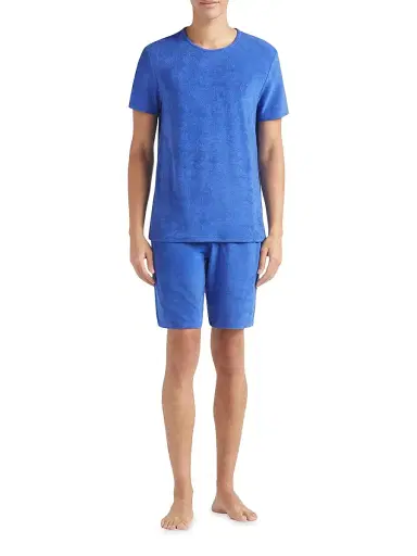 Vilebrequin Men's Cotton-Blend Crewneck T-Shirt - Marrakech | Thumbnail 2 Vilebrequin Men's Cotton-Blend Crewneck T-Shirt - Marrakech | Thumbnail 2