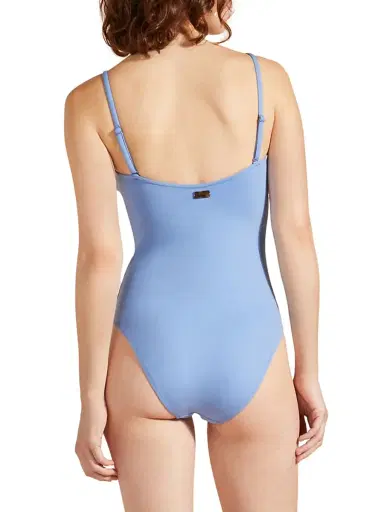 Vilebrequin Women's Solid Sculpt One-Piece Swimsuit - Bleu Jean | Thumbnail 5 Vilebrequin Women's Solid Sculpt One-Piece Swimsuit - Bleu Jean | Thumbnail 5