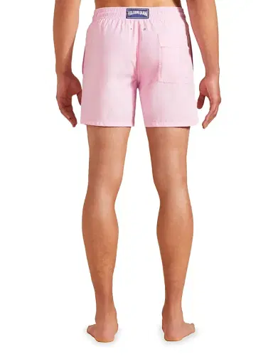 Vilebrequin Men's Moorea Drawstring Swim Shorts - Pink | Thumbnail 5 Vilebrequin Men's Moorea Drawstring Swim Shorts - Pink | Thumbnail 5