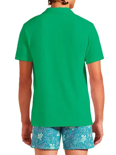Vilebrequin Men's Terry Cloth Polo Shirt - Laser | Thumbnail 5 Vilebrequin Men's Terry Cloth Polo Shirt - Laser | Thumbnail 5