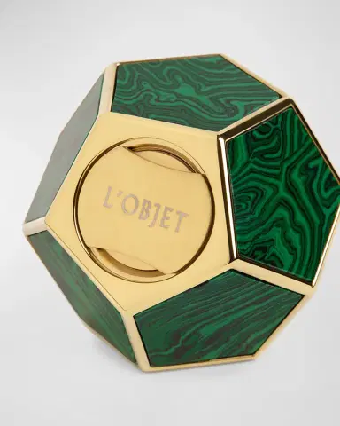 L'Objet Malachite Pentagon Spice Jewels, Set of 2 | Thumbnail 2 L'Objet Malachite Pentagon Spice Jewels, Set of 2 | Thumbnail 2