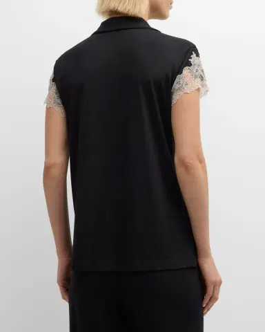 Natori Luxe Shangri-La Short-Sleeve Pajama Set | Thumbnail 6 Natori Luxe Shangri-La Short-Sleeve Pajama Set | Thumbnail 6