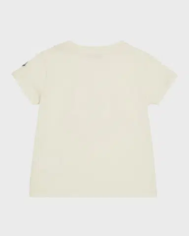 Moncler Girl's Embellished Bell Logo T-Shirt, Size 8-14 | Thumbnail 2 Moncler Girl's Embellished Bell Logo T-Shirt, Size 8-14 | Thumbnail 2