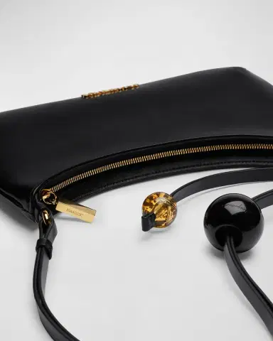 Jacquemus Le Bisou Perle Leather Shoulder Bag | Thumbnail 3 Jacquemus Le Bisou Perle Leather Shoulder Bag | Thumbnail 3