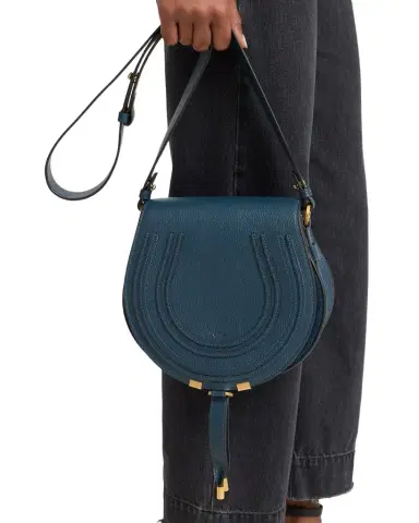 Chloé Marcie Medium Slim Crossbody Bag in Grained Calfskin | Thumbnail 1 Chloé Marcie Medium Slim Crossbody Bag in Grained Calfskin | Thumbnail 1