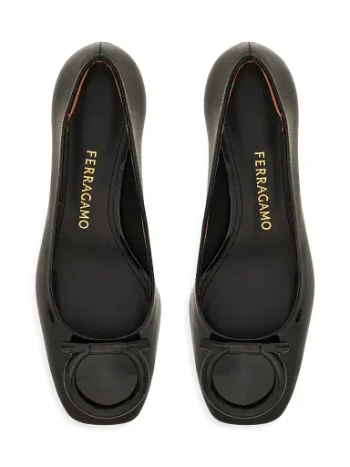 Ferragamo Women's Mara 40MM Patent Leather Pumps - Nero - Size 7 | Thumbnail 4 Ferragamo Women's Mara 40MM Patent Leather Pumps - Nero - Size 7 | Thumbnail 4