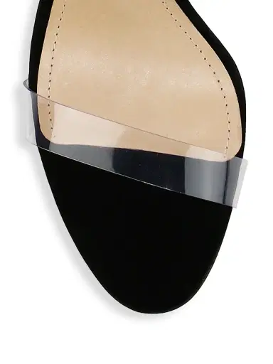 Schutz Women's Ariella 100MM Transparent Vinyl Mules - Black Tran - Size 11 | Thumbnail 4 Schutz Women's Ariella 100MM Transparent Vinyl Mules - Black Tran - Size 11 | Thumbnail 4