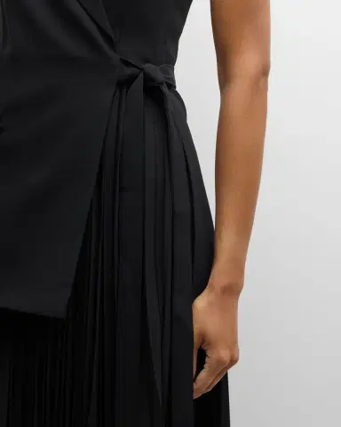 SIMKHAI Helena Combo Blazer Sleeveless Midi Dress | Thumbnail 5 SIMKHAI Helena Combo Blazer Sleeveless Midi Dress | Thumbnail 5