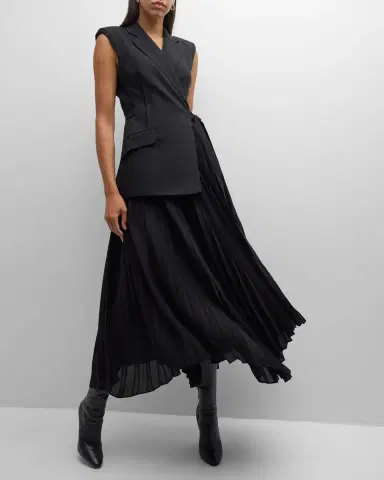 SIMKHAI Helena Combo Blazer Sleeveless Midi Dress | Thumbnail 7 SIMKHAI Helena Combo Blazer Sleeveless Midi Dress | Thumbnail 7