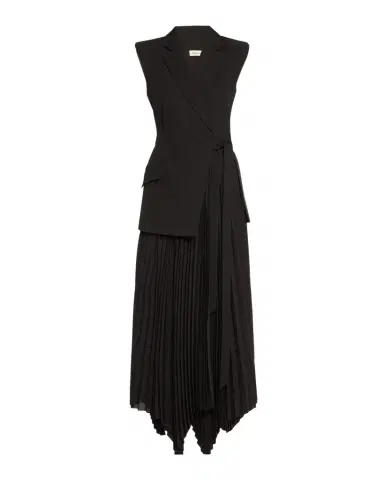 SIMKHAI Helena Combo Blazer Sleeveless Midi Dress | Thumbnail 1 SIMKHAI Helena Combo Blazer Sleeveless Midi Dress | Thumbnail 1