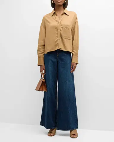 TWP Tiny Dancer Wide-Leg Denim Jeans | Thumbnail 2 TWP Tiny Dancer Wide-Leg Denim Jeans | Thumbnail 2