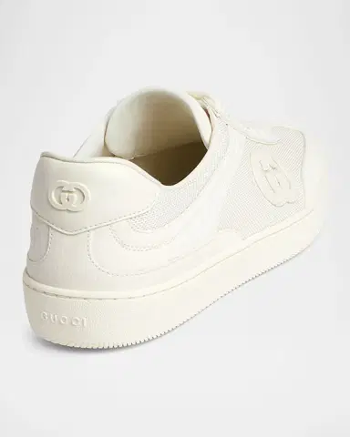 Gucci Men's G75 Canvas and Suede T-Toe Low-Top Sneakers | Thumbnail 3 Gucci Men's G75 Canvas and Suede T-Toe Low-Top Sneakers | Thumbnail 3