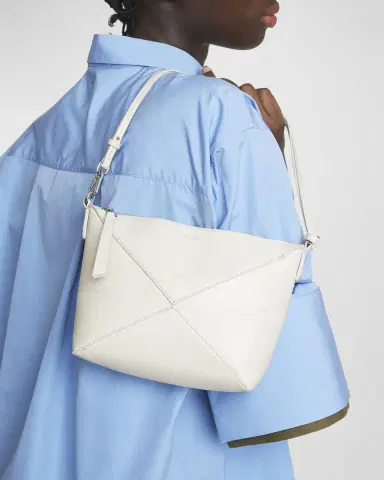 LOEWE Puzzle Fold Leather Pouch Shoulder Bag | Thumbnail 3 LOEWE Puzzle Fold Leather Pouch Shoulder Bag | Thumbnail 3