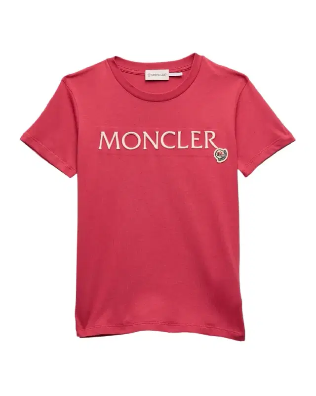 Girl 's Embroidered Logo-Print T-Shirt Girl 's Embroidered Logo-Print T-Shirt
