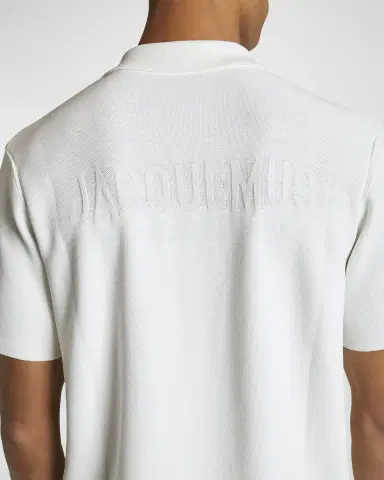 Jacquemus Men's Polo Shirt with Knit Logo | Thumbnail 7 Jacquemus Men's Polo Shirt with Knit Logo | Thumbnail 7
