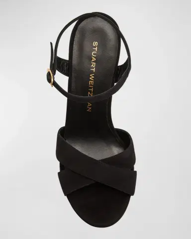 Stuart Weitzman Dayna Suede Crisscross Platform Sandals | Thumbnail 5 Stuart Weitzman Dayna Suede Crisscross Platform Sandals | Thumbnail 5