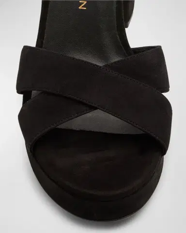 Stuart Weitzman Dayna Suede Crisscross Platform Sandals | Thumbnail 6 Stuart Weitzman Dayna Suede Crisscross Platform Sandals | Thumbnail 6