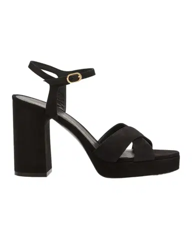Stuart Weitzman Dayna Suede Crisscross Platform Sandals | Thumbnail 1 Stuart Weitzman Dayna Suede Crisscross Platform Sandals | Thumbnail 1