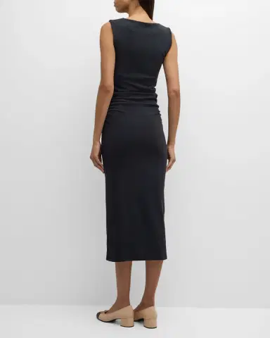 Veronica Beard Charissa High-Neck Midi Dress | Thumbnail 4 Veronica Beard Charissa High-Neck Midi Dress | Thumbnail 4