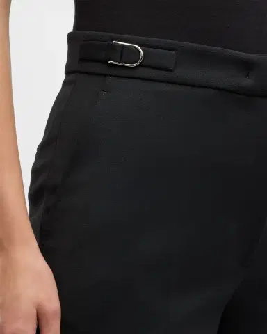 Gabriela Hearst Vesta Wide-Leg Pants with Belted Detail | Thumbnail 5 Gabriela Hearst Vesta Wide-Leg Pants with Belted Detail | Thumbnail 5