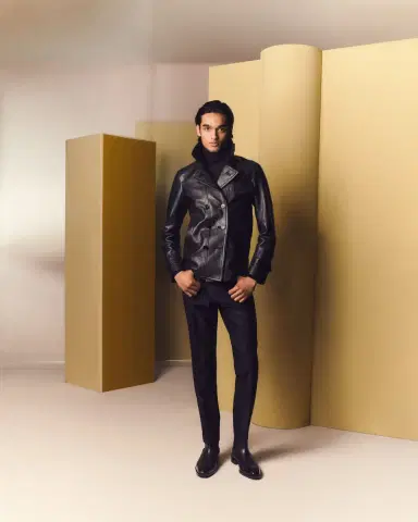 Tom Ford Men's Fine-Gauge Cashmere Turtleneck Sweater | Thumbnail 3 Tom Ford Men's Fine-Gauge Cashmere Turtleneck Sweater | Thumbnail 3