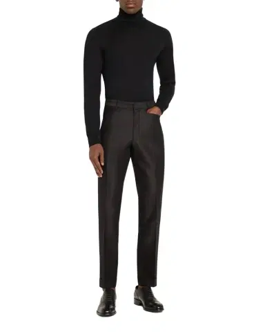 Tom Ford Men's Fine-Gauge Cashmere Turtleneck Sweater | Thumbnail 1 Tom Ford Men's Fine-Gauge Cashmere Turtleneck Sweater | Thumbnail 1