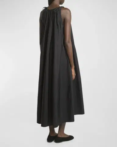 Co Sleeveless Gathered Maxi Shift Dress | Thumbnail 6 Co Sleeveless Gathered Maxi Shift Dress | Thumbnail 6