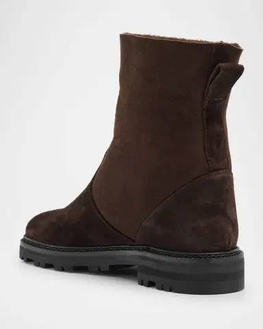 Manolo Blahnik Tomosa Suede Cozy Ankle Booties | Thumbnail 2 Manolo Blahnik Tomosa Suede Cozy Ankle Booties | Thumbnail 2