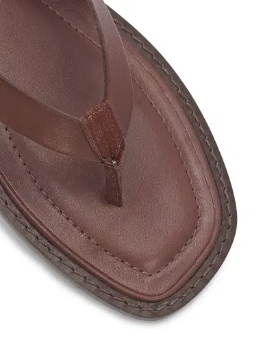 Schutz Women's Lorraine 25MM Leather Sandals - Root Brown - Size 5.5 | Thumbnail 6 Schutz Women's Lorraine 25MM Leather Sandals - Root Brown - Size 5.5 | Thumbnail 6