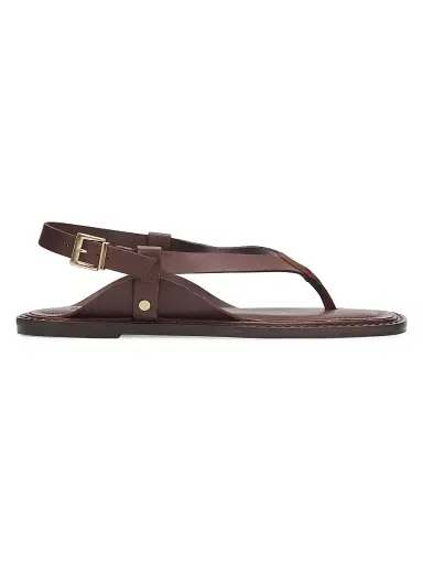 Schutz Women's Lorraine 25MM Leather Sandals - Root Brown - Size 5.5 | Thumbnail 1 Schutz Women's Lorraine 25MM Leather Sandals - Root Brown - Size 5.5 | Thumbnail 1