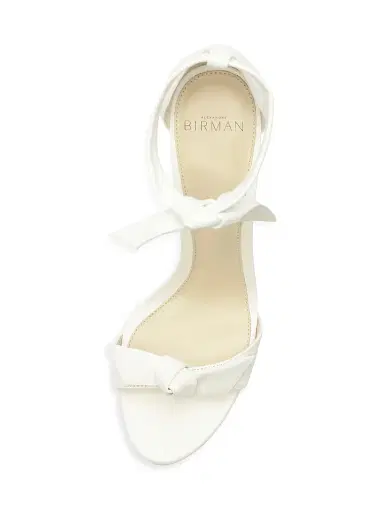 Alexandre Birman Women's Mabeleh 110MM Bow Leather Platform Sandals - White - Size 10 | Thumbnail 7 Alexandre Birman Women's Mabeleh 110MM Bow Leather Platform Sandals - White - Size 10 | Thumbnail 7