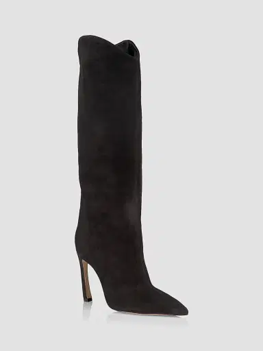 Schutz Women's Maryana Nubuck Knee-High Boots - Black - Size 11 | Thumbnail 2 Schutz Women's Maryana Nubuck Knee-High Boots - Black - Size 11 | Thumbnail 2