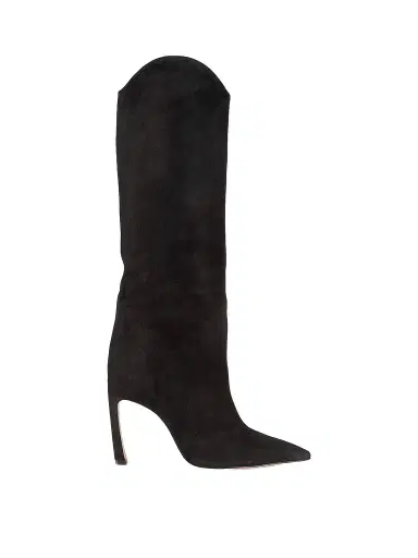 Schutz Women's Maryana Nubuck Knee-High Boots - Black - Size 11 | Thumbnail 1 Schutz Women's Maryana Nubuck Knee-High Boots - Black - Size 11 | Thumbnail 1