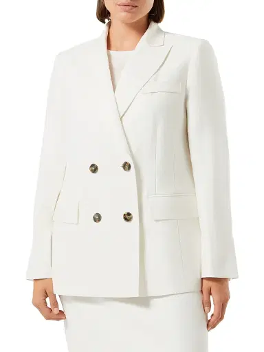 Marina Rinaldi Women's Linen Blazer Jacket | Thumbnail 2 Marina Rinaldi Women's Linen Blazer Jacket | Thumbnail 2