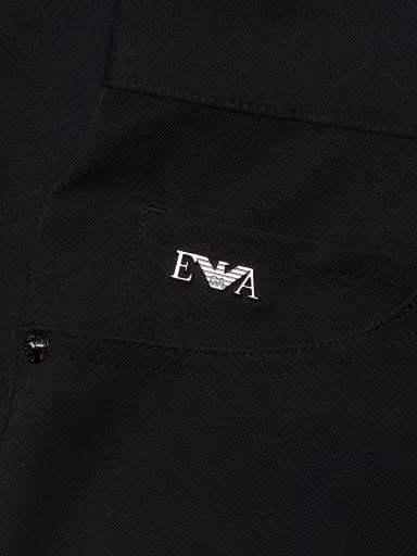 Emporio Armani Men's Stretch Tech Five-Pocket Pants - Black Beauty | Thumbnail 7 Emporio Armani Men's Stretch Tech Five-Pocket Pants - Black Beauty | Thumbnail 7